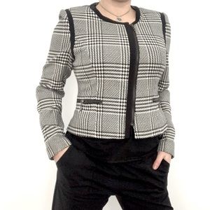 Mario Serrani Italy Houndstooth Blazer